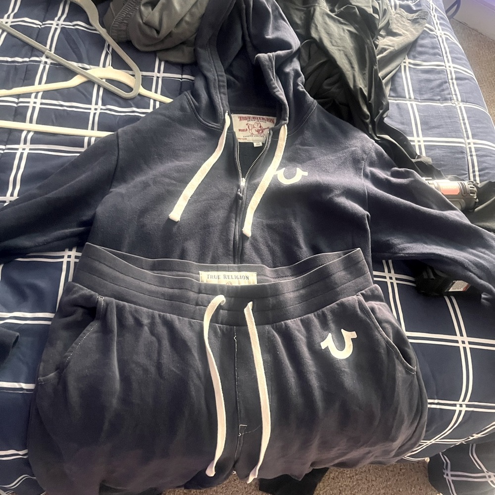 Size Large True Religion Sweat Suit